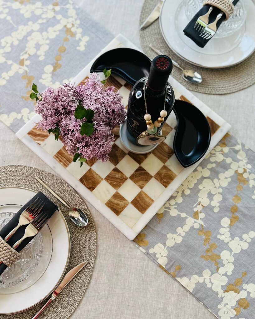 game-night-chess-board-dinner-table-design
