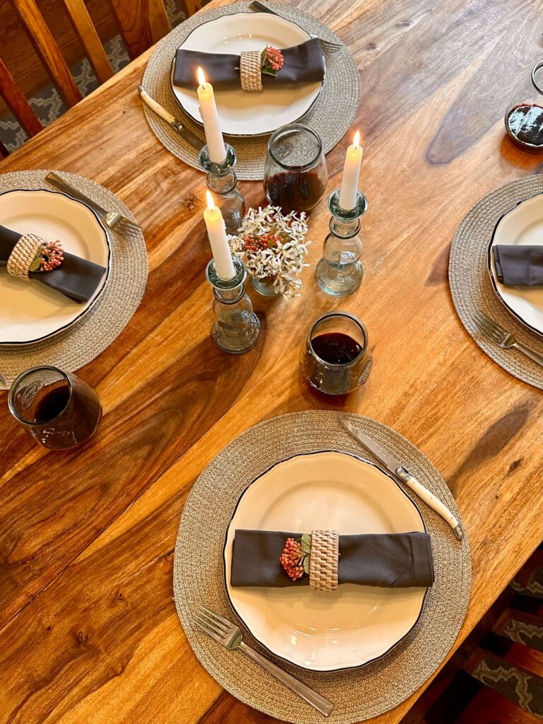 #7 of 10 ways to style your table by Sun Cookery.