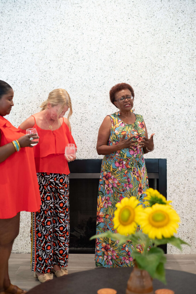 Opening prayer at the Sun Cookery Sunday Supper Dinner at Home 